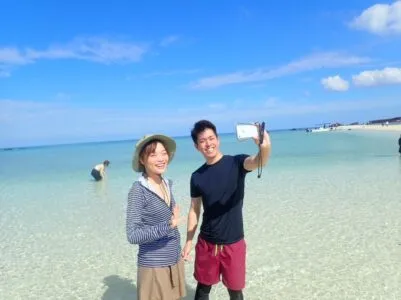★春の特別SALE【石垣島/半日】3歳からOK！360度絶景に感動☆幻の島上陸＆ボートシュノーケリングツアー《写真無料＆送迎付き》