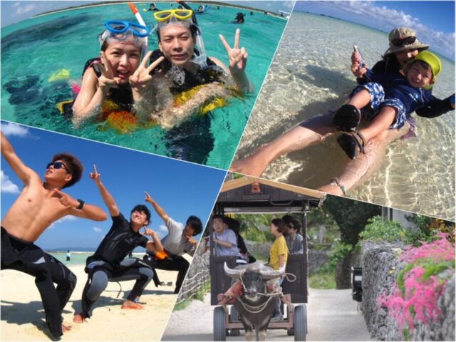 幻の島、シュノーケリング、竹富島