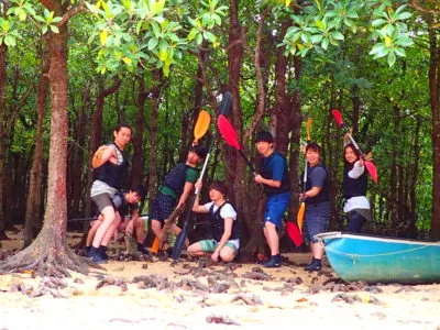 【石垣島/1日】海と川を制覇☆石垣島最長！宮良川マングローブSUP/カヌー＆青の洞窟シュノーケリングツアー★＜写真無料&送迎付き＞