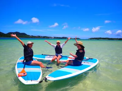 ★春の特別SALE【石垣島/1日】迷ったらコレ☆ウミガメを探そう！川平湾SUP/カヌー＆青の洞窟シュノーケリングツアー★＜写真無料＆送迎付き＞