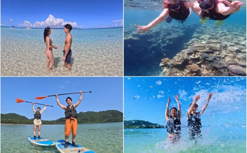 川平湾SUPカヌー、幻の島、シュノーケリング