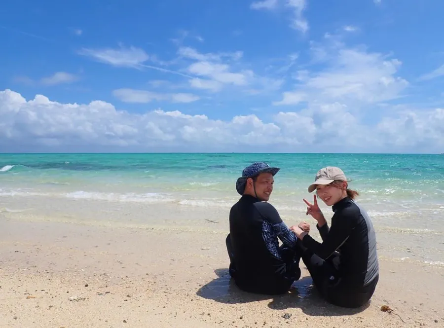 【選べる石垣島or小浜島発着】幻の島上陸＋石西礁湖＆ウミガメシュノーケリングAM半日コース《マーメイド体験可能＆写真プレゼント付》初心者やお子様も歓迎☆（No.590）
