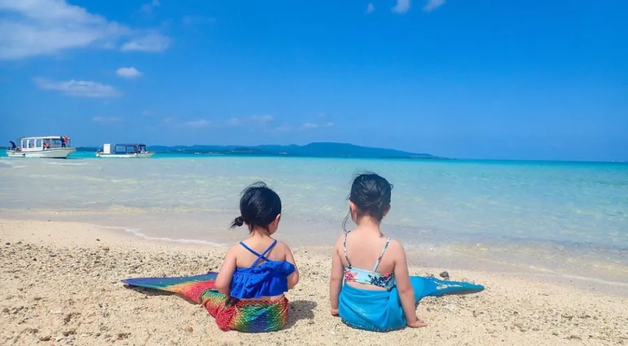 【選べる石垣島or小浜島発着】幻の島上陸＋石西礁湖＆ウミガメシュノーケリングAM半日コース《マーメイド体験可能＆写真プレゼント付》初心者やお子様も歓迎☆（No.590）