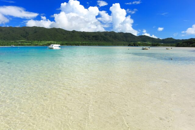 石垣島シュノーケル前に家族で遊べる浜