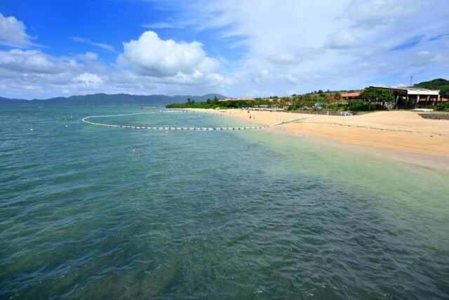 石垣島シュノーケルの安全エリアが広がるフサキビーチ