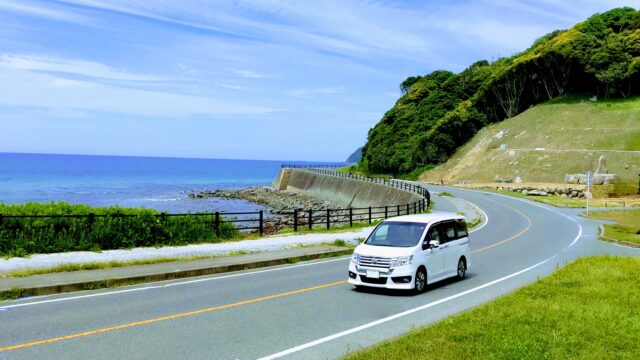 海沿いドライブで石垣島シュノーケリングへ